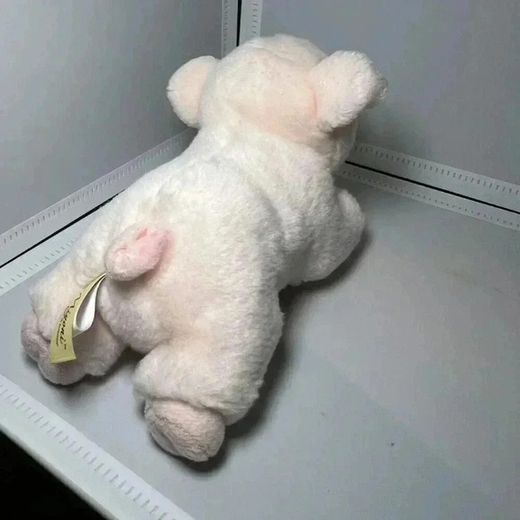 MIYONI BY AURORA 9" Pink Pig Plush Soft Stuffed Animal Beanbag Toy Blush - Picture 6 of 7